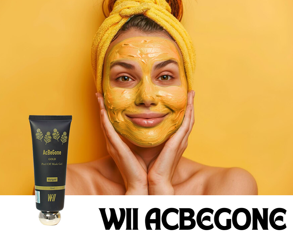WII Acbegone Peel Off Mask Gel BUNDLE OF 4!