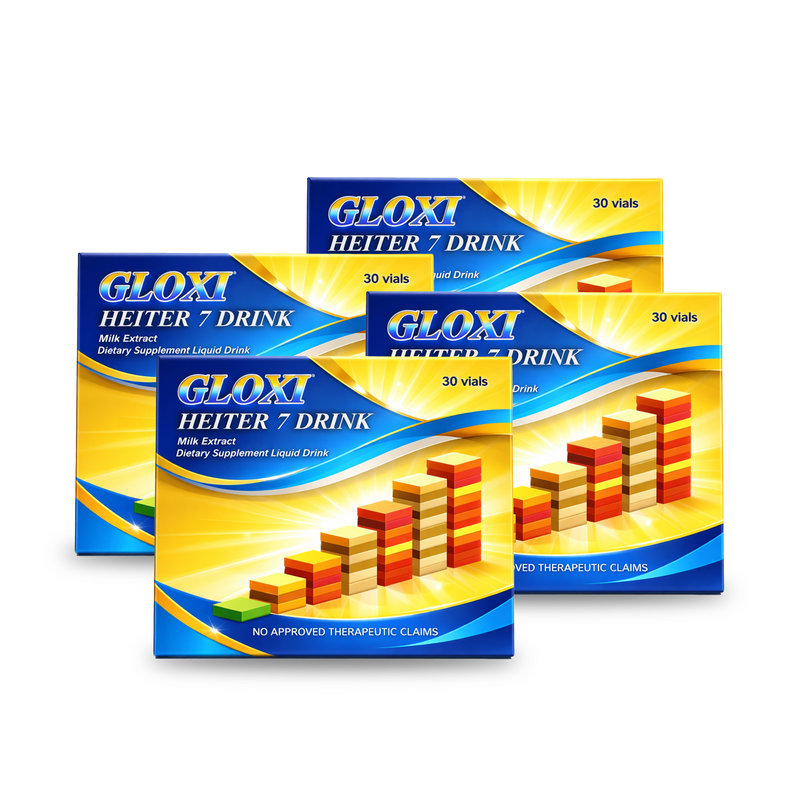 Gloxi Heiter 7 Drink Bundle of 4