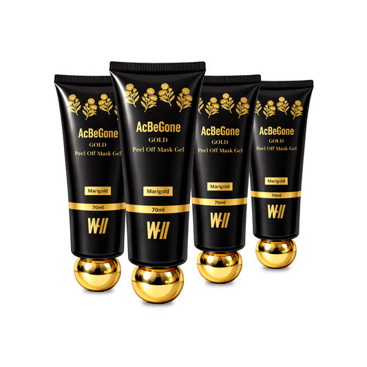 WII Acbegone Peel Off Mask Gel Bundle of 4