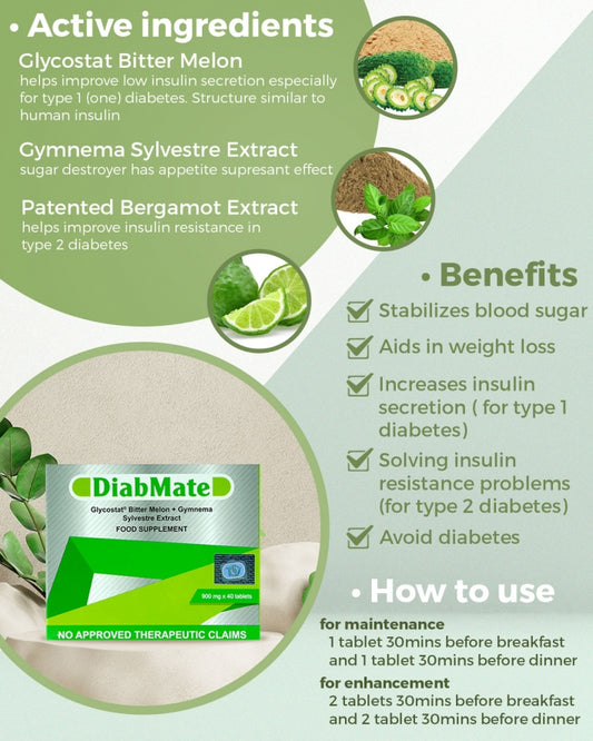 Diabmate WITH FREE GIFT!!! (LIMITED STOCKS ONLY)